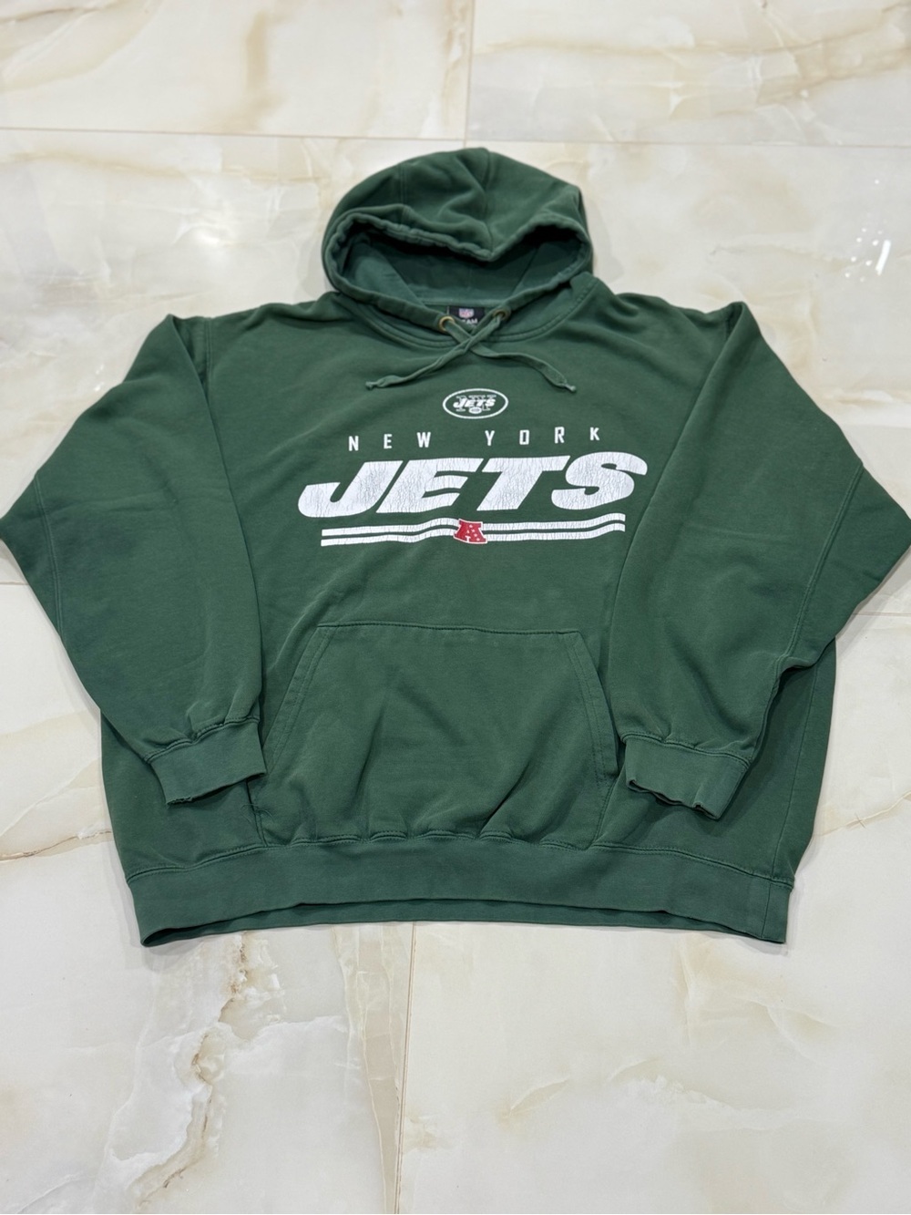 NFL New York Jets Dark Green Crewneck Hoodie